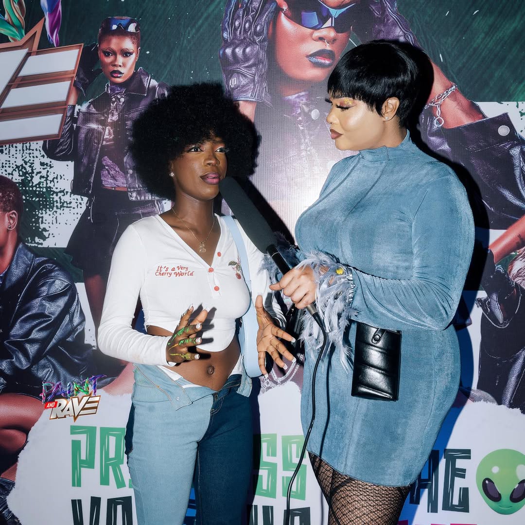 Stepping into the spotlight with @theladykimani_ #edgerhythm #godfatherrepublic #edgerhythmstudio #RedCarpetGlam #EventElegance'#Paintnrave (2)